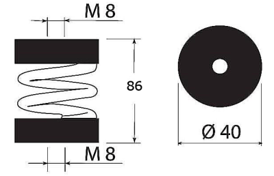 Виброизолятор ДО-42