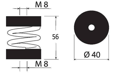 Виброизолятор ДО-39